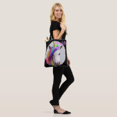 Niedliche Farbige Einhorn Girl Tasche (Am Model)