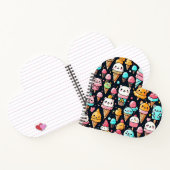 Niedliche, farbige Eistöcken Notizblock (Innenseite)