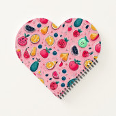 Niedliche, farbige Eistöcken Notizblock (Rückseite)