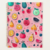 Niedliche, farbige Eistöcken Planer (Vorderseite)