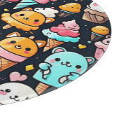 Niedliche, farbige Eistöcken Schneidebrett (Ecke)