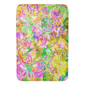 Niedliche, farbige Feder abstrakt Badematte (Vorderseite Vertikal)