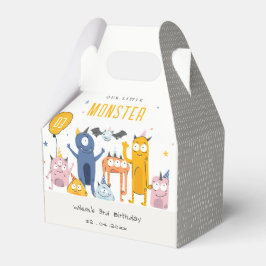 Niedliche Farbige Gelbe Party Monster Kindergeburt Geschenkschachtel