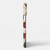 Niedliche Farbige Gothic Raven & Rote Rose iPhone Hülle (Rechte Seite)