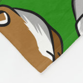 Niedliche farbige Guinea Fleecedecke (Ecke)