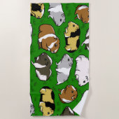 Niedliche farbige Guinea Strandtuch (Vorderseite)