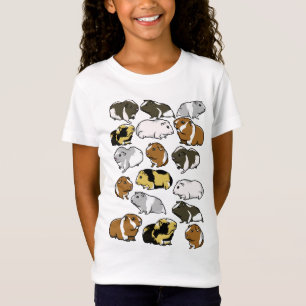 Niedliche farbige Guinea T-Shirt