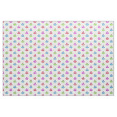 Niedliche farbige Häschen Stoff (Fat Quarter (45,7 x 55,9 cm))