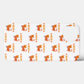 niedliche farbige Katze sieht gut aus auf dem Hand Case-Mate iPhone Hülle (Rückseite (Horizontal))