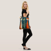 Niedliche farbige Katzen Tasche (Am Model)