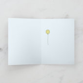 Niedliche Farbige Kinder' 7. Geburtstag Postkarte (Innenseite)