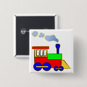 Niedliche Farbige Kinder Zug Motor Button (Vorne & Hinten)