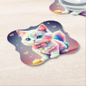 Niedliche Farbige Kitten-84301 Untersetzer (angewinkelt)