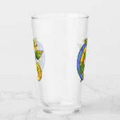 Niedliche farbige Lizard auf dem Zweig Große Augen Glas (Rechts)