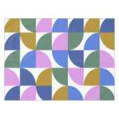 Niedliche Farbige moderne geometrische Formen Must Tischdecke (Vorderseite (Horizontal))