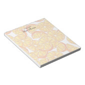 Niedliche farbige Orange "A Note From" Notepad Notizblock (angewinkelt)