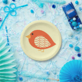 Niedliche, farbige Papiertüte für raue Vögel Pappteller (Party)