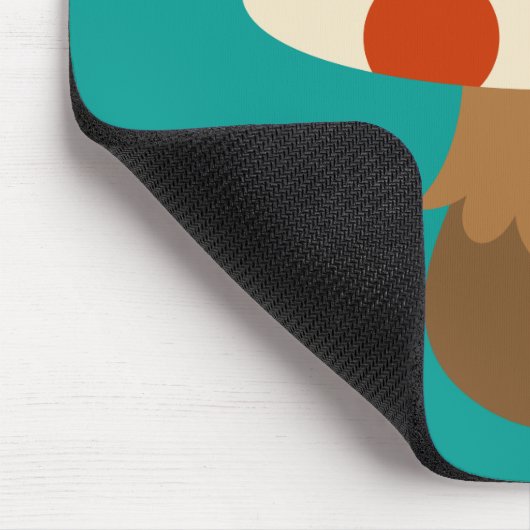 Niedliche, farbige Pilzpilze Mousepad (Ecke)