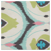 Niedliche farbige Pink-Minze-Katzenmuster Stoff (Nahaufnahme)