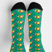 niedliche farbige Raupe Socken (Oben)