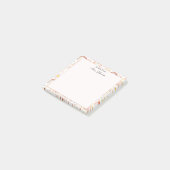 Niedliche farbige Regenbogen und Daisy-Blume Abstr Post-it Klebezettel (angewinkelt)