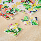 Niedliche farbige Rose Puzzle (Seite)