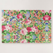 Niedliche farbige Rose Puzzle (Horizontal)