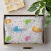 Niedliche Farbige Singmuster für Vögel und Musikno Seidenpapier (Geschenk)