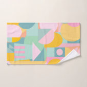 Niedliche farbige skandinavische Geometrische Form Badhandtuch Set (Handtuch)