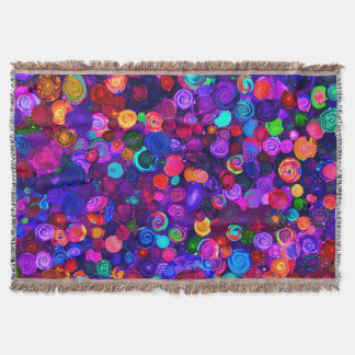 Niedliche farbige Spiralkosmosemuster Decke