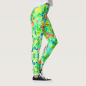 Niedliche farbige Spiralkosmosemuster Leggings (Rechts)