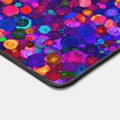Niedliche farbige Spiralkosmosemuster Schreibtischunterlage (Ecke)