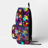 Niedliche farbige Spritzer-Lackkarosse Bedruckter Rucksack (Rechts)
