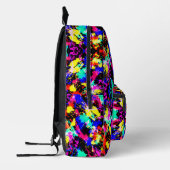 Niedliche farbige Spritzer-Lackkarosse Bedruckter Rucksack (Links)