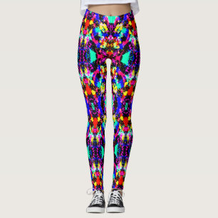 Niedliche farbige Spritzer-Lackkarosse Leggings