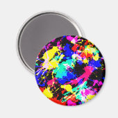 Niedliche farbige Spritzer-Lackkarosse Magnet (Vorderseite/Rückseite)