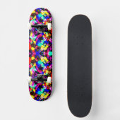 Niedliche farbige Spritzer-Lackkarosse Skateboard (Vorderseite)