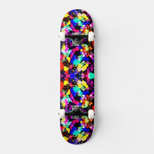 Niedliche farbige Spritzer-Lackkarosse Skateboard (Vorderseite)