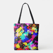 Niedliche farbige Spritzer-Lackkarosse Tasche (Rückseite)