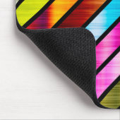 Niedliche, farbige Streifen Mousepad (Ecke)