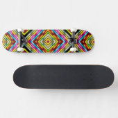 Niedliche, farbige Streifen Skateboard (Horizontal)