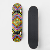 Niedliche, farbige Streifen Skateboard (Vorderseite)