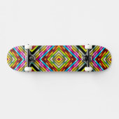 Niedliche, farbige Streifen Skateboard (Horizontal)