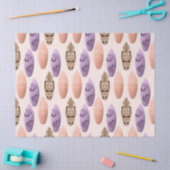 Niedliche Farbige Surfbretter - Deko Seidenpapier (Basteln)