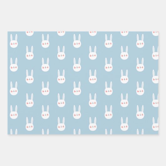 Niedliche farbige Tiere Pastel Minimal Geschenkpapier Set (Vorderseite 2)