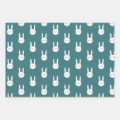 Niedliche farbige Tiere Pastel Minimal Geschenkpapier Set (Vorderseite)