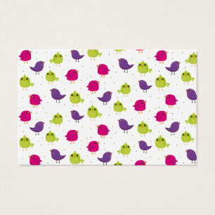 Niedliche, farbige Vögel