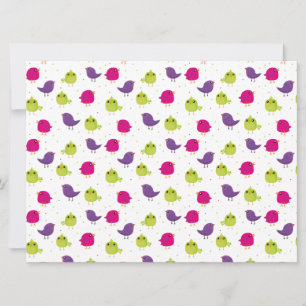 Niedliche, farbige Vögel