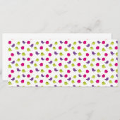 Niedliche, farbige Vögel Ankündigung (Vorne/Hinten)