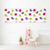 Niedliche, farbige Vögel Banner (Insitu)